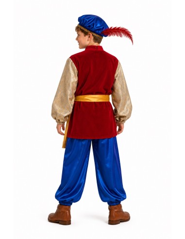 Costume de page Gaspar de luxe | Costumes pour enfants Le Roi du Carnaval
